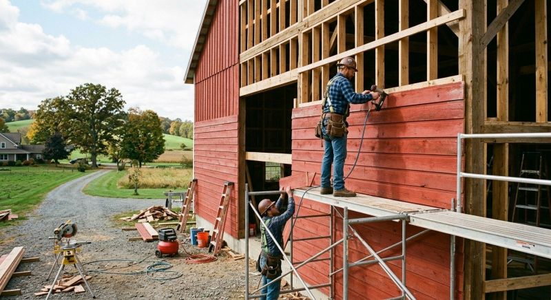 Barn Siding Installation in Lyndonville, VT
