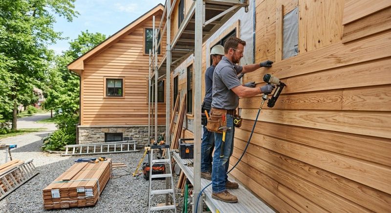 Barn Siding Installation in West Danville, VT