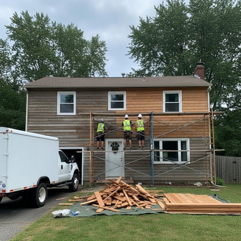 Barn Siding Replacement in Danville, VT