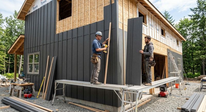 Batten Siding Installation in Danville, VT