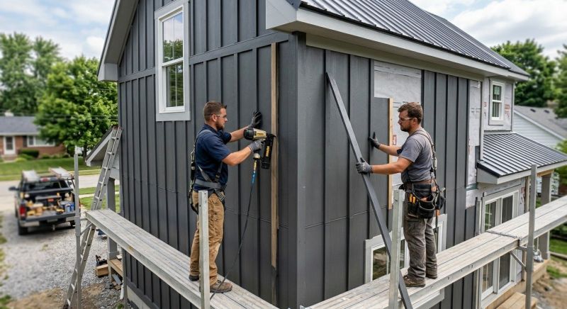 Batten Siding Installation in Danville, VT