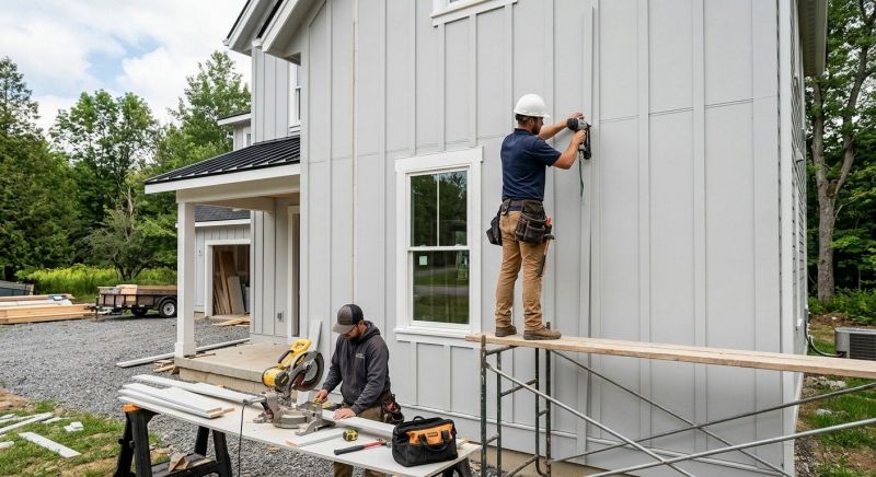 Batten Siding Installation in Lisbon, NH