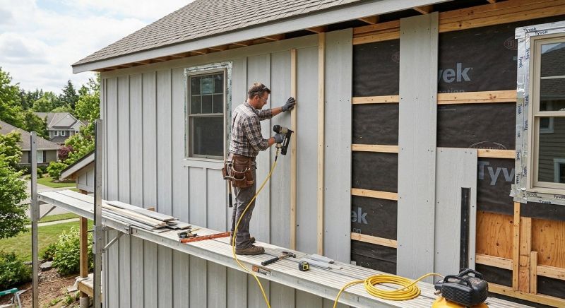 Board And Batten Installation in Danville, VT