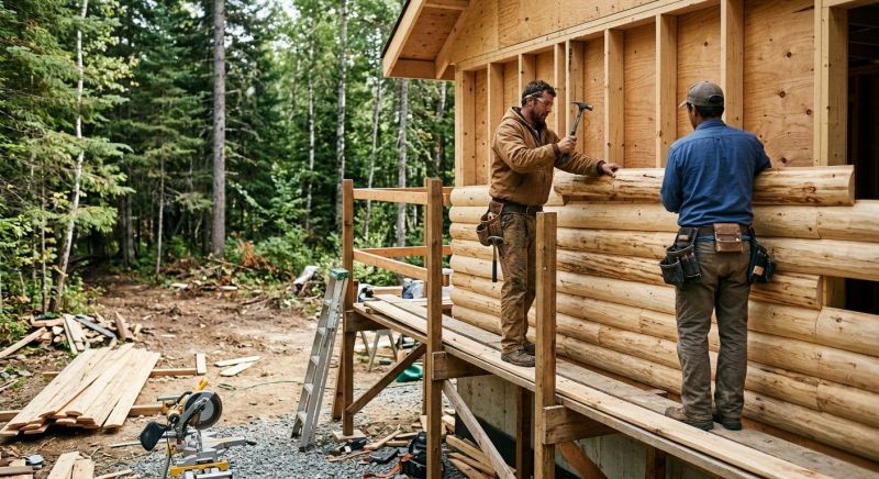 Cabin Siding Installation in Littleton, NH