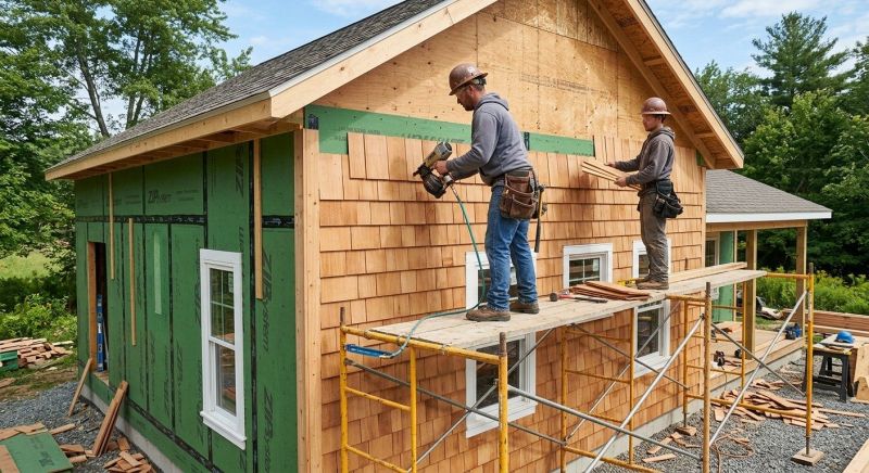 Cedar Siding Installation in Littleton, NH
