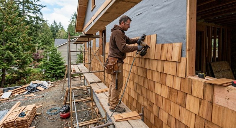Cedar Siding Installation in Lyndonville, VT
