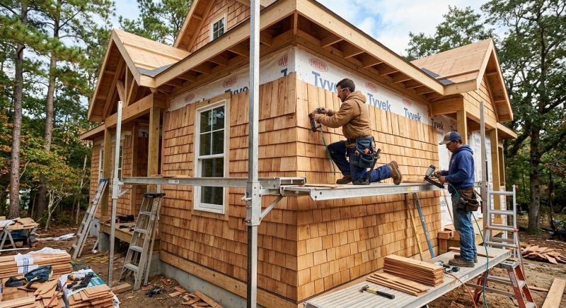 Cedar Siding Installation in West Danville, VT