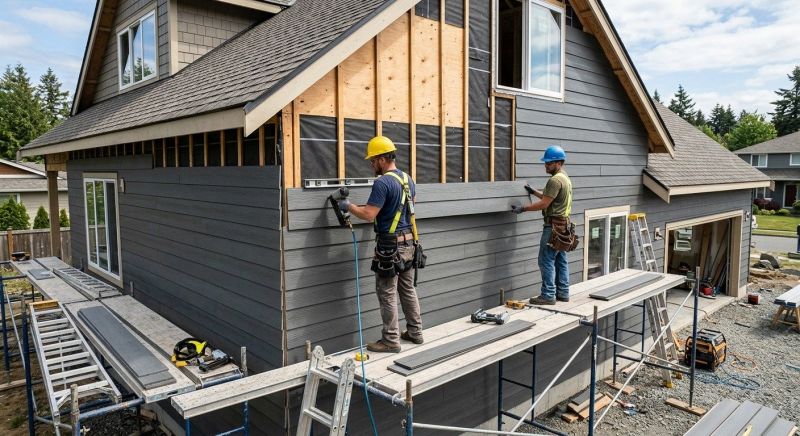 Cement Siding Installation in Danville, VT
