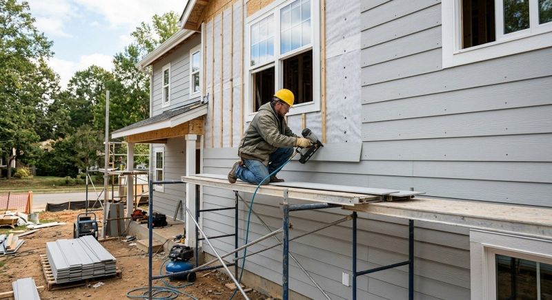 Cement Siding Installation in Franconia, NH