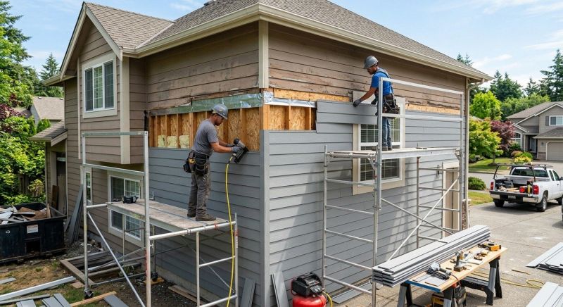 Cement Siding Installation in Lisbon, NH
