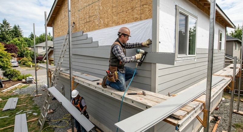 Cement Siding Installation in Pike, NH