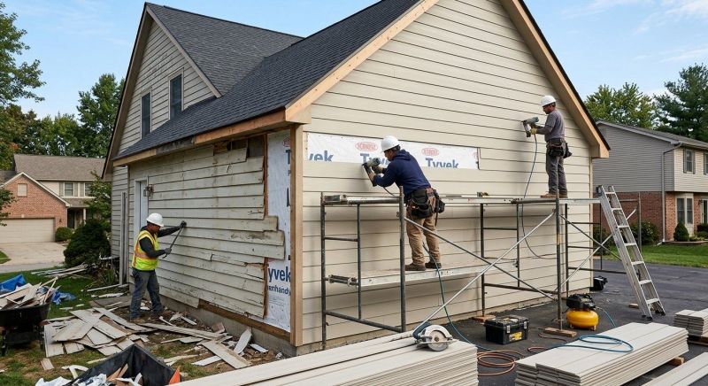 Cement Siding Replacement in West Danville, VT