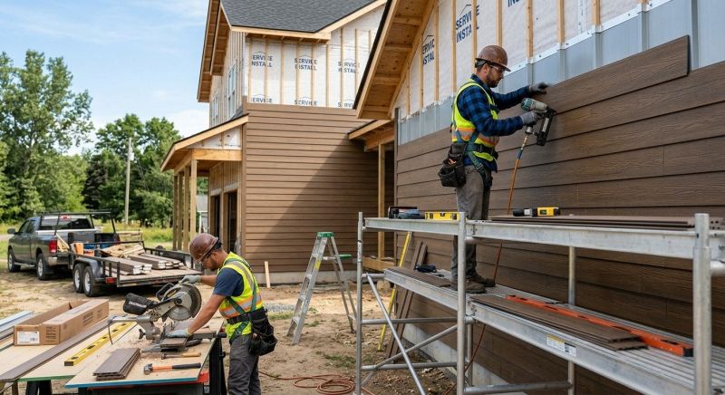 Composite Siding Installation in North Haverhill, NH