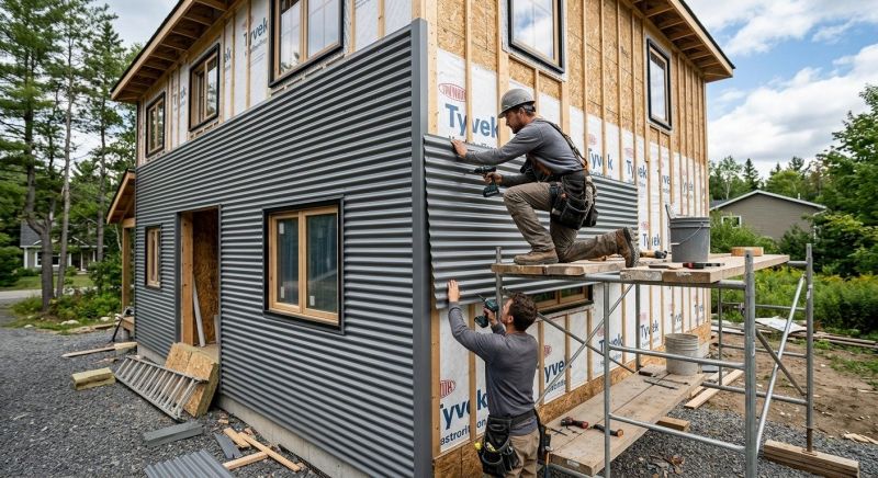 Corrugated Siding Installation in Littleton, NH