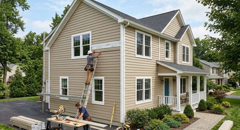 Dutch Lap Siding Installation in Littleton, NH
