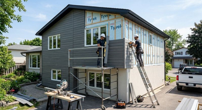 Engineered Siding Installation in Lisbon, NH