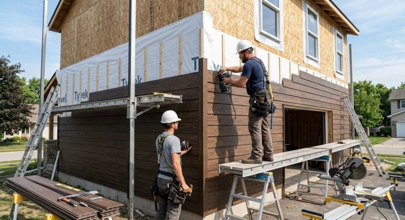 Faux Wood Siding Installation in West Danville, VT