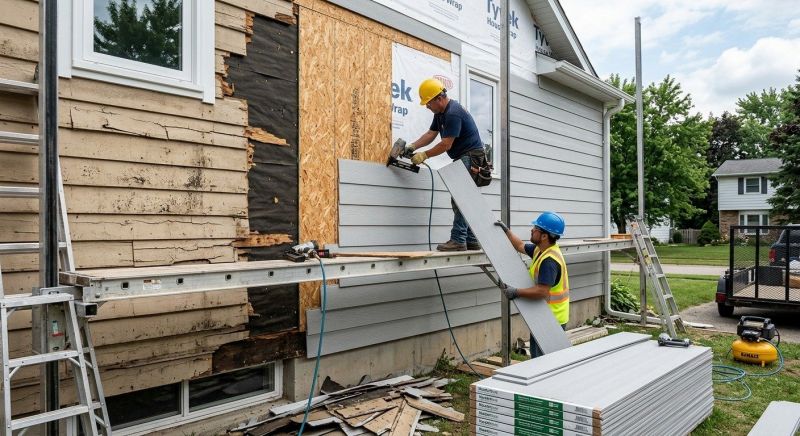 Fiber Siding Installation in Lisbon, NH