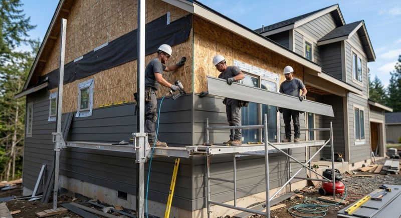 Fiber Siding Installation in Pike, NH
