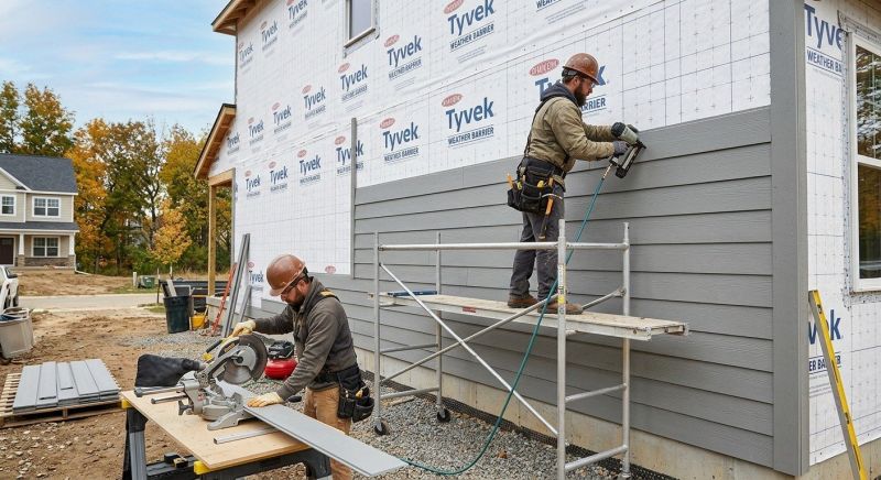 Fiberboard Siding Installation in Littleton, NH