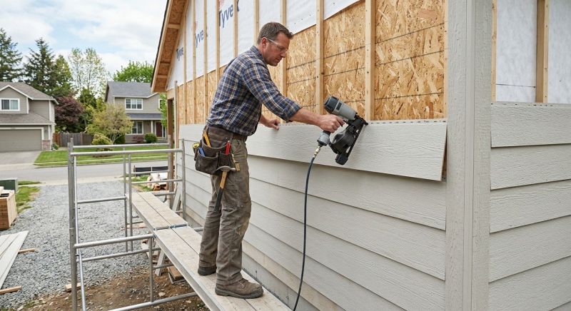 Fiberboard Siding Installation in Littleton, NH
