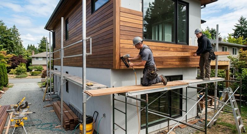 Hardwood Siding Installation in Danville, VT