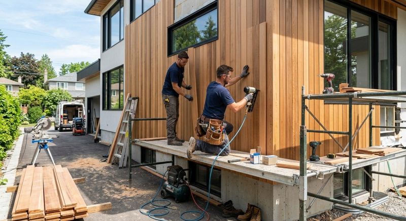 Hardwood Siding Installation in Franconia, NH