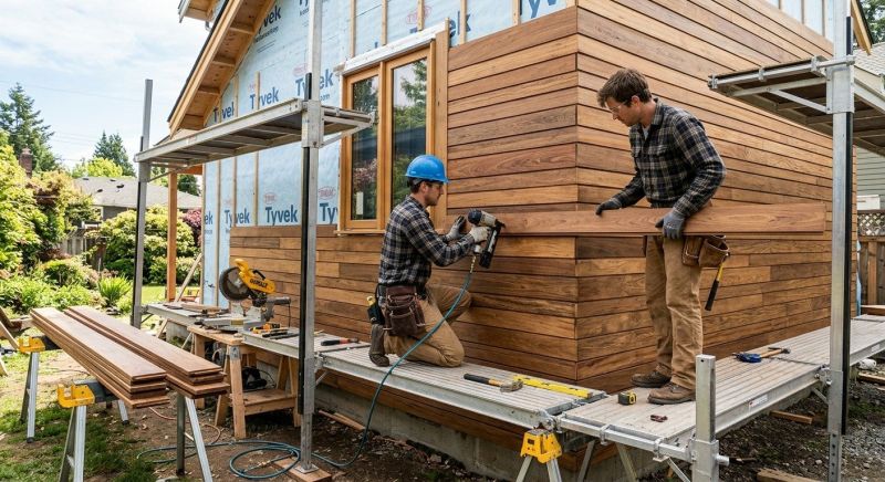 Hardwood Siding Installation in Littleton, NH