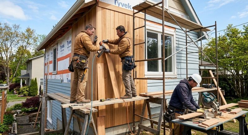 Hardwood Siding Installation in Littleton, NH