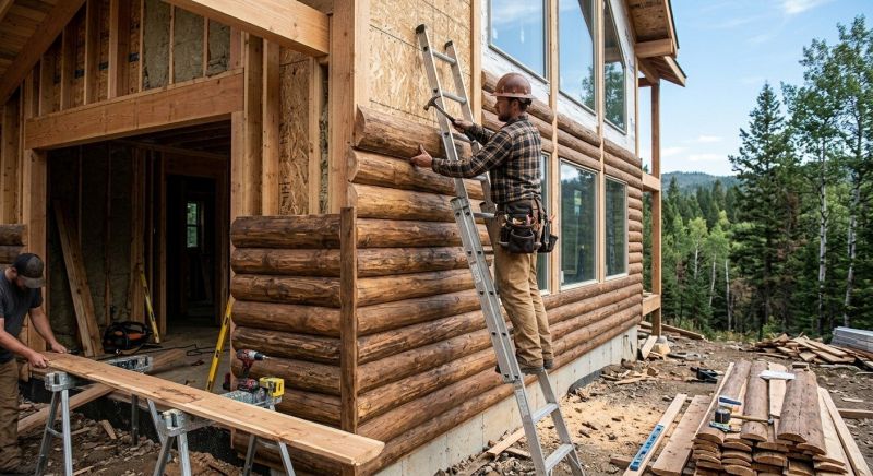 Log Siding Installation in Saint Johnsbury, VT