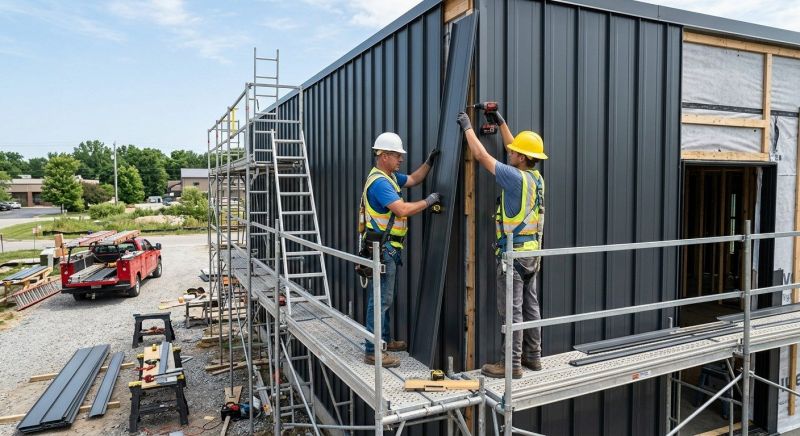 Metal Barn Siding Installation in Littleton, NH
