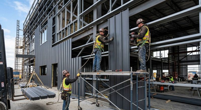 Metal Cladding Installation in Littleton, NH