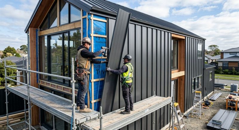 Metal Cladding Installation in Littleton, NH