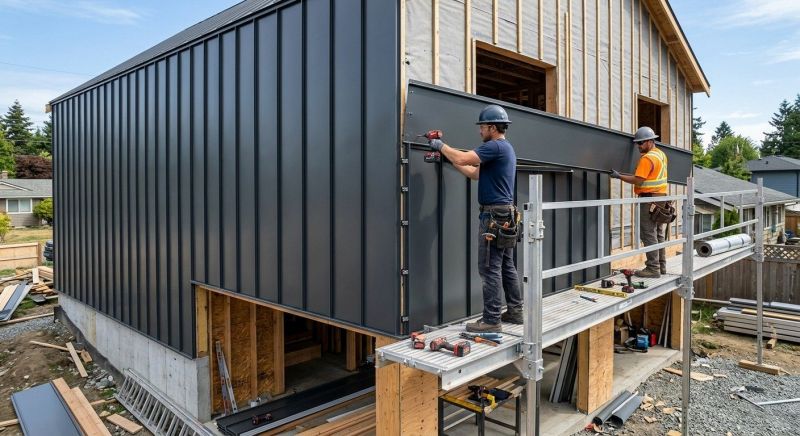 Metal Cladding Installation in Littleton, NH