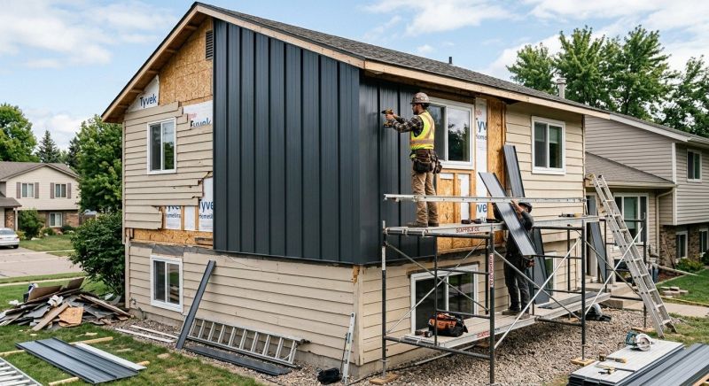 Metal Siding Replacement in Lisbon, NH