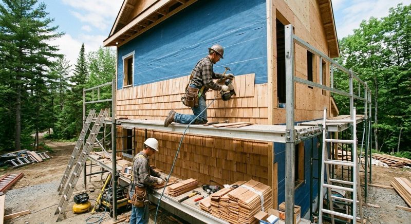 Shake Siding Installation in Littleton, NH