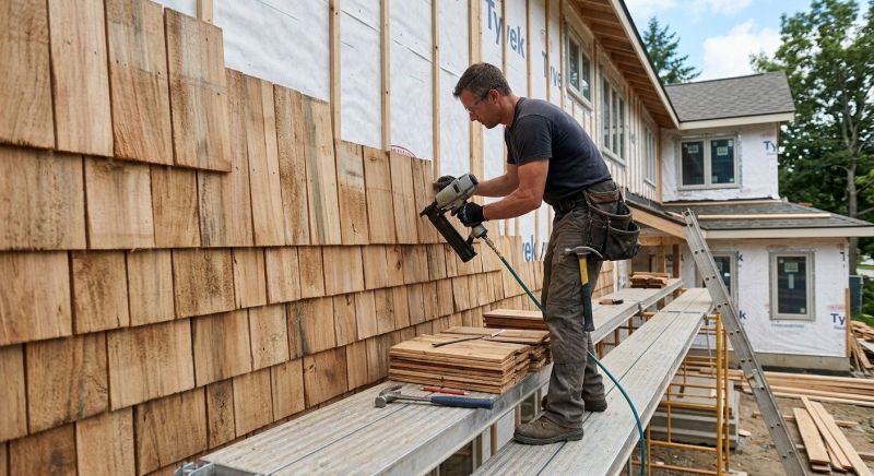 Shake Siding Installation in Lisbon, NH