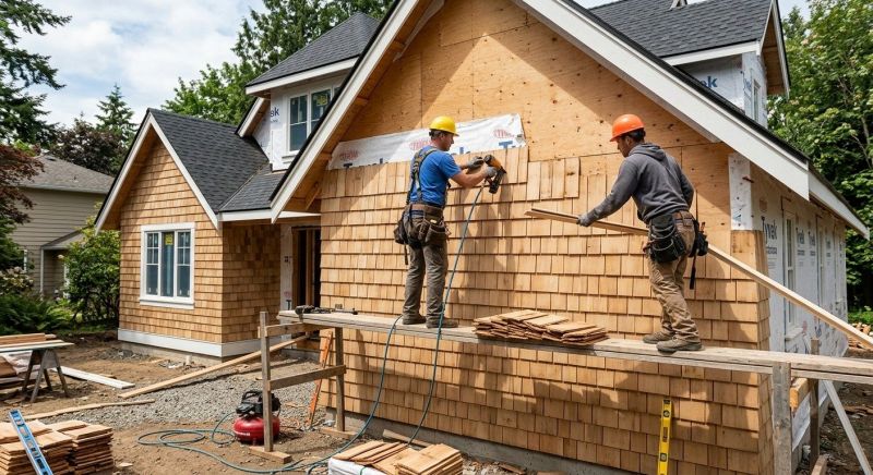 Shake Siding Installation in West Danville, VT
