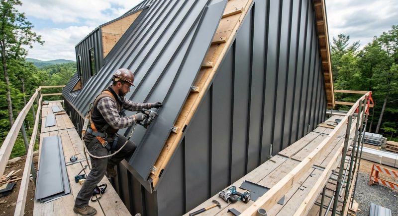 Sheet Metal Siding Replacement in Littleton, NH