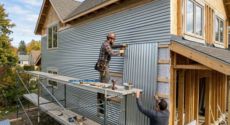 Sheet Metal Siding Replacement in Littleton, NH