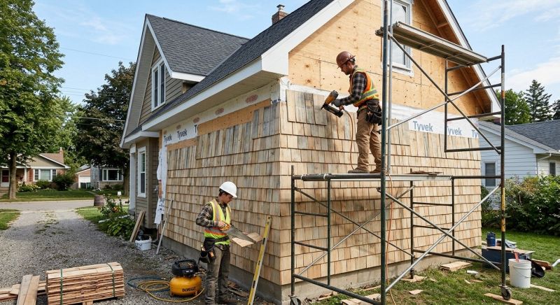 Shingle Siding Installation in Littleton, NH