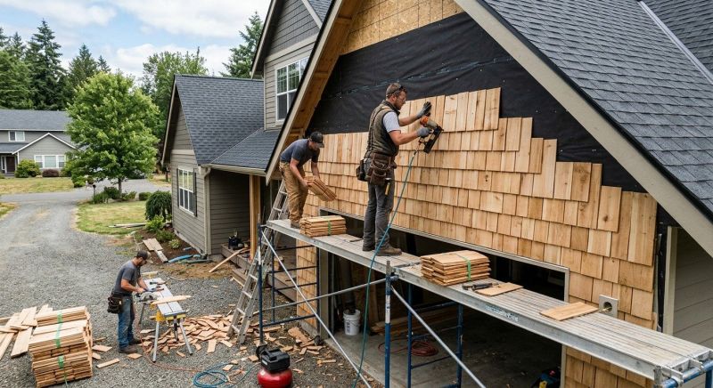Shingle Siding Installation in Littleton, NH