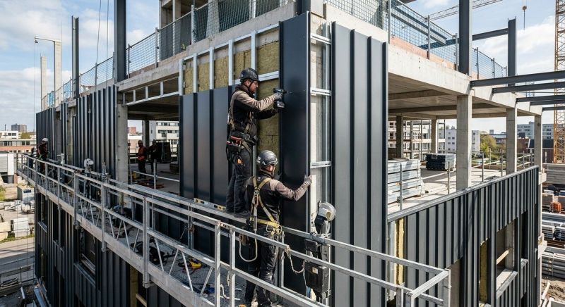 Steel Cladding Installation in Littleton, NH