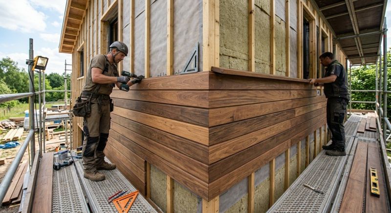 Wood Cladding Installation in Littleton, NH