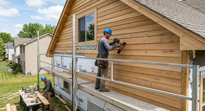Wood Siding Installation in Danville, VT