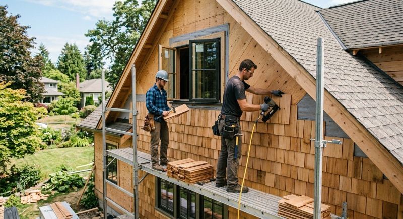 Wood Siding Installation in Pike, NH