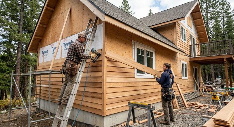 Wood Siding Installation in Pike, NH