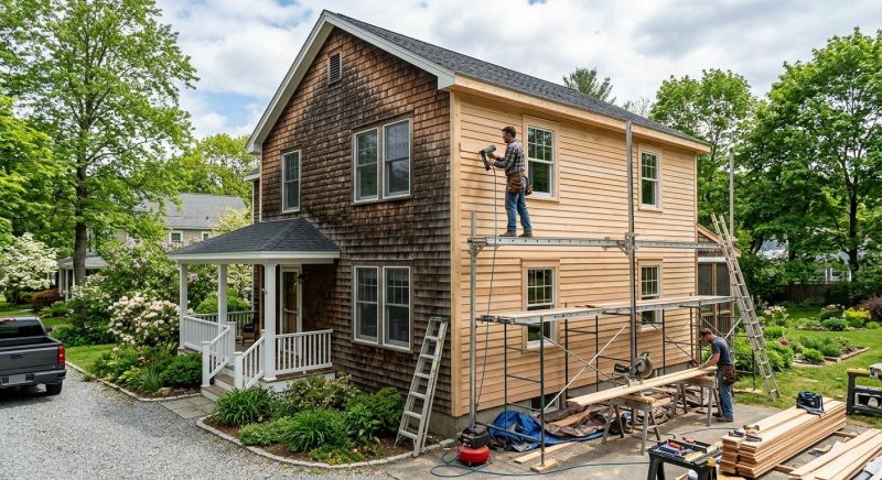 Wood Siding Replacement in West Danville, VT